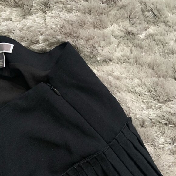 NWT Nordstrom Chelsea28 Pleated black Lace Mini Skirt Size 4 - Picture 5 of 6